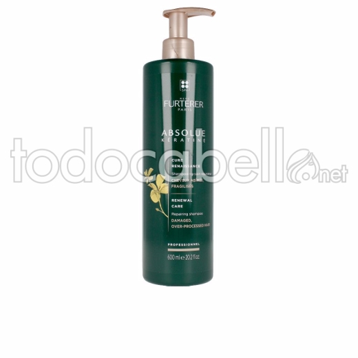 Rene Furterer Absolue Keratine Renewal Shampoo Sulfate-free 600 Ml