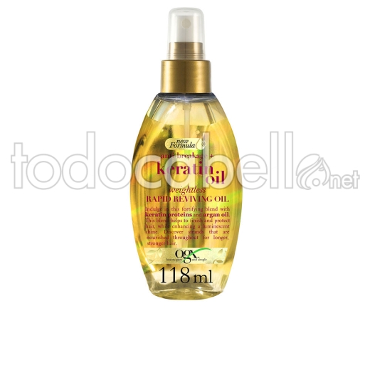 Ogx Keratin Oil Anti-breakage Hair Rapid Reviving Oil 118ml
