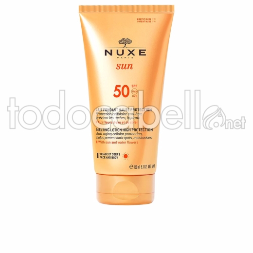 Nuxe Nuxe Sun Lait Fondant Haute Protection Spf50 150 Ml