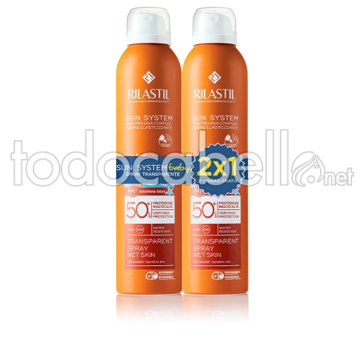 Rilastil Sun System 50+ Baby Spray Transparente Lote 2 Pz