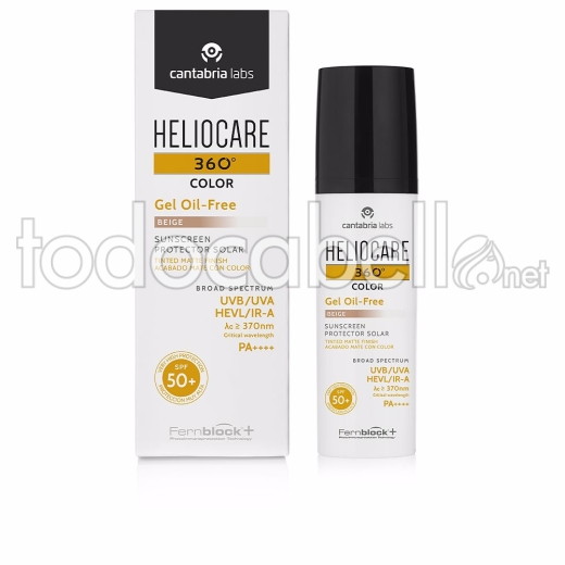 Heliocare 360° Color Gel Oil Free ref beige 50ml