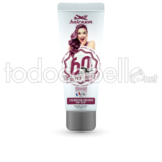 Hairgum Sixty's Color Hair Color ref magenta 60 Ml