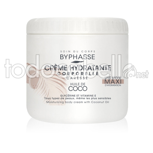 Byphasse Crema Hidratante Corporal ref aceite De Coco 500 Ml