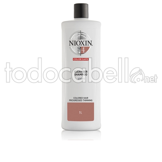 Nioxin System 4 Shampoo Volumizing Very Weak Fine Hair 1000 Ml