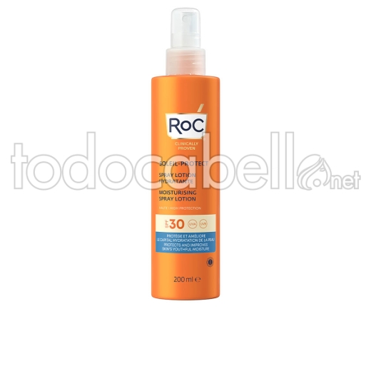 Roc Protección Solar Spray Hidratante Spf30 200 Ml