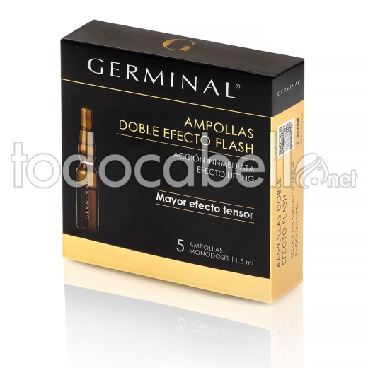 Germinal Doble Efecto Flash Ampollas 5 X 1,5ml