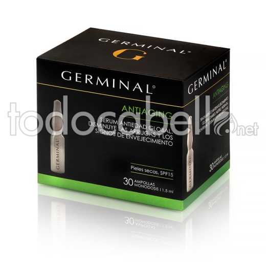 Germinal Acción Profunda Antiaging Pieles Secas Ampollas 30 X 1,5ml