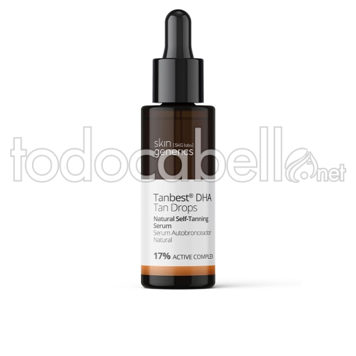 Skin Generics Tanbest Dha Tan Drops Serum Autobronceador Natural 17% 30 Ml
