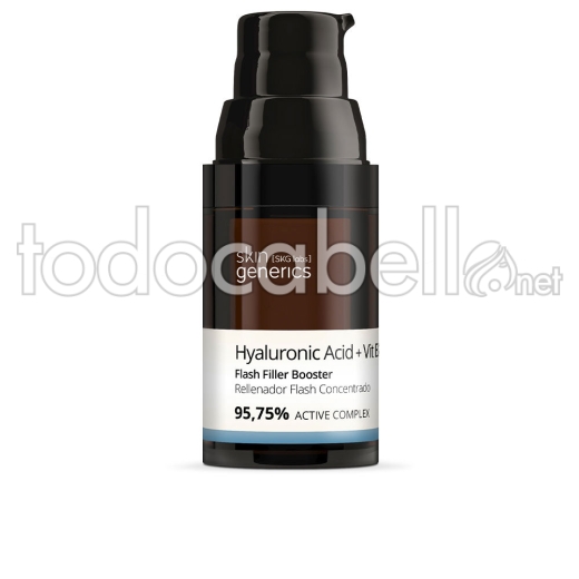 Skin Generics ácido Hialurónico + Vit B3 Rellenador Flash Concentrado 95,75% 20 Ml