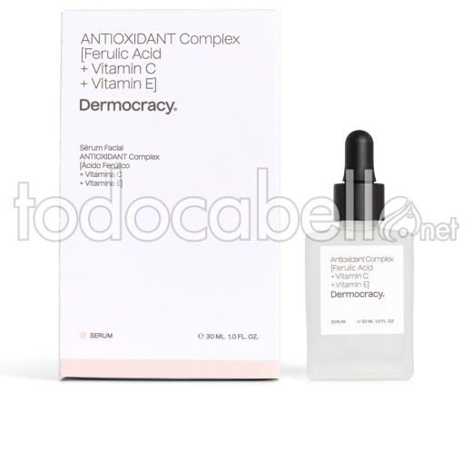 Dermocracy Antioxidant Complex [ácido Ferúlico + Vitamina C + Vitamina E] Sérum Facial 30 Ml