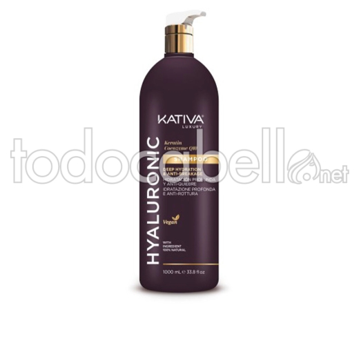 Kativa Hyaluronic Keratin & Coenzyme Q10 Shampoo 1000 Ml