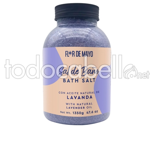 Flor De Mayo Sal De Baño Lavanda 1350gr