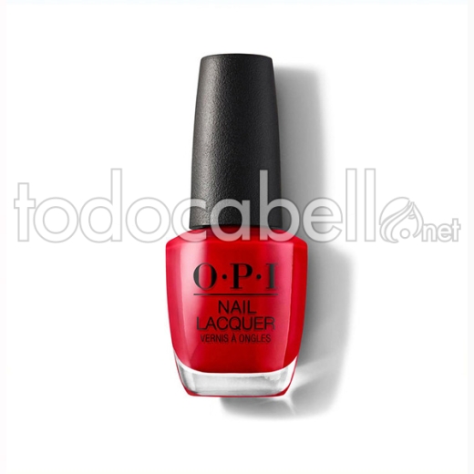 Opi Esmalte Big Apple Red / Rojo Manzana 15 Ml (nl N25)
