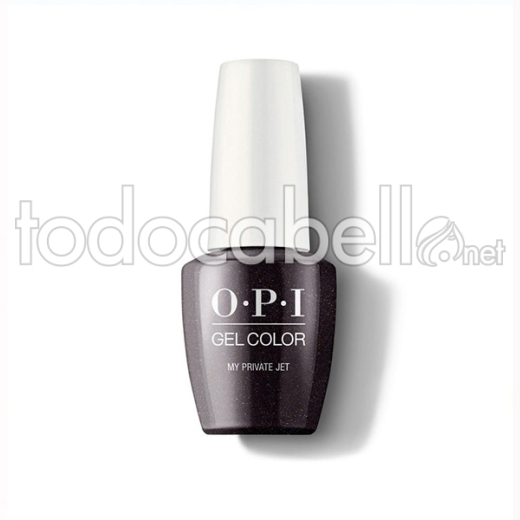 Opi Gel Color My Private Jet / Negro 15 Ml (gc B59a)