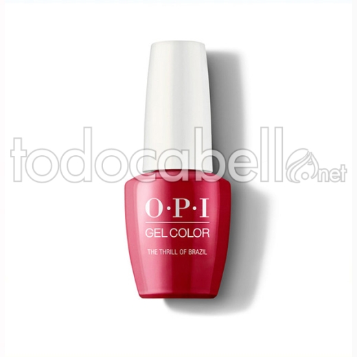 Opi Gel Color The Thrill Of Brazil / Rojo 15 Ml (gc A16a)