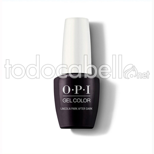 Opi Gel Color Lincoln Park After Dark / Negro 15 Ml (gc W42a)