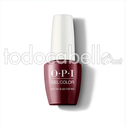 Opi Gel Color Got The Blues For Red / Rojo 15 Ml (gc W52a)