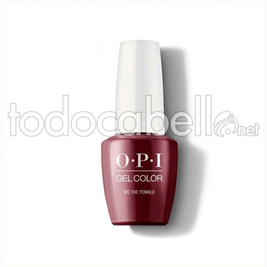 Opi Gel Color We The Female/rojo Oscuro 15 Ml (gc W64)