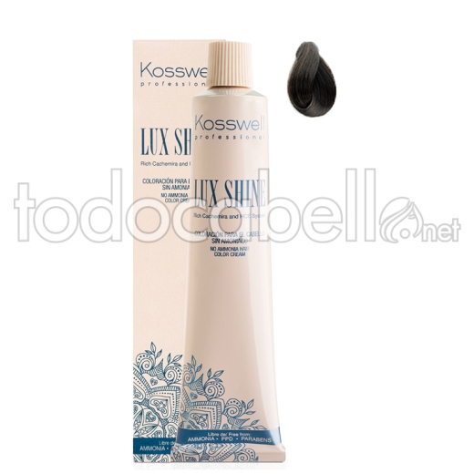 Kosswell Tinte Lux Shine Sin Amoniaco 4 Castaño Medio 60ml