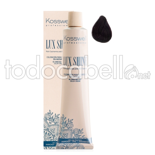 Kosswell Tinte Lux Shine Sin Amoniaco 4.20 Mora 60ml