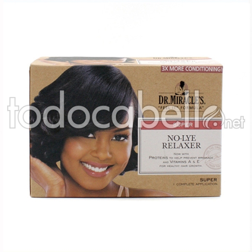 Dr.miracles No Lye Relaxer Kit Super