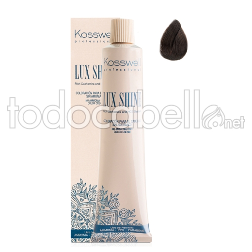 Kosswell Tinte Lux Shine Sin Amoniaco 5.82 Moka Puro 60ml