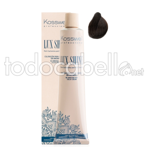 Kosswell Tinte Lux Shine Sin Amoniaco 5.88 Chocolate Puro Intenso 60ml