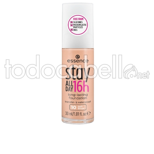 Essence Stay All Day 16h Long-lasting Maquillaje ref 10-soft Beige 30 Ml