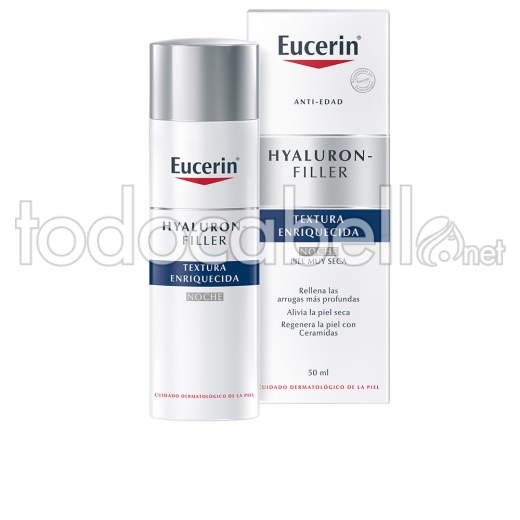 Eucerin Hyaluron Filler Crema De Noche Textura enriquecida 50ml