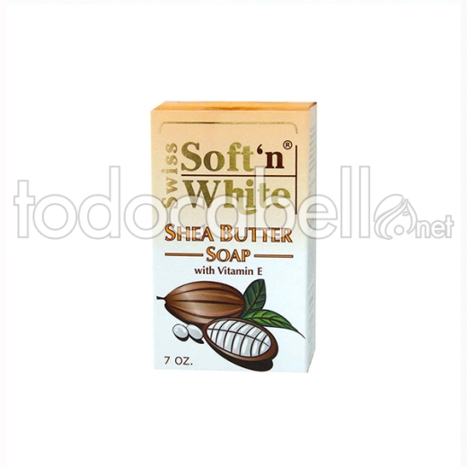 Soft'n White Swiss Shea Butter Soap 200g