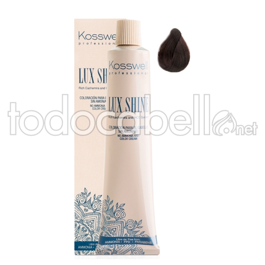 Kosswell Tinte Lux Shine Sin Amoniaco 7.82 Moka Medio 60ml