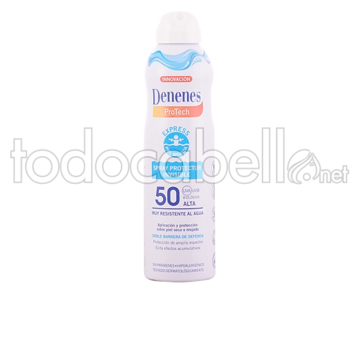Denenes Sol Wet Skin Spray Protector Invisible Spf50 250ml