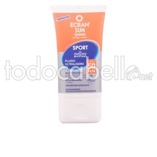 Ecran Sun Lemonoil Sport Fluido Ultraligero Spf50 40 Ml