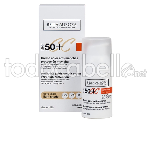 Bella Aurora Cc Cream Anti-manchas Tono Claro Spf50+ 30ml