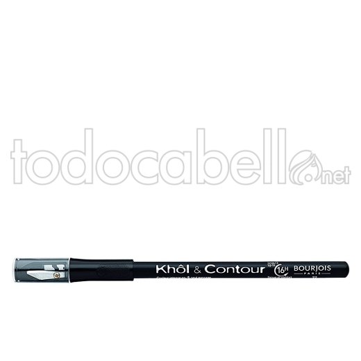 Bourjois Khôl & Contour Eye Pencil ref 01-noir Issime 1,2 G