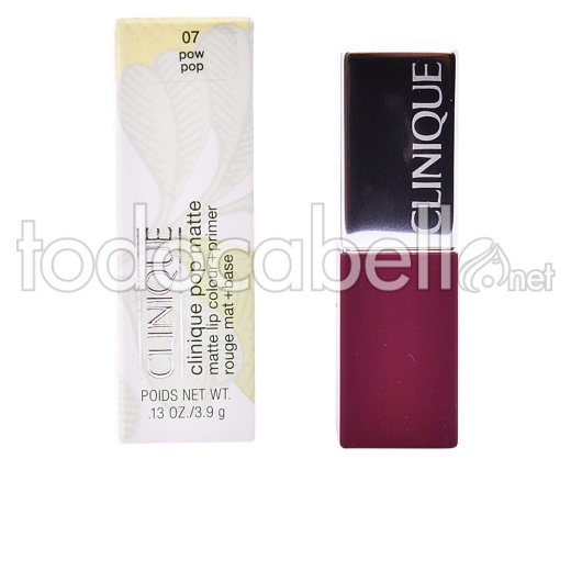 Clinique Pop Matte Lip Color + Primer ref 07-pow Pop 3,5 Gr