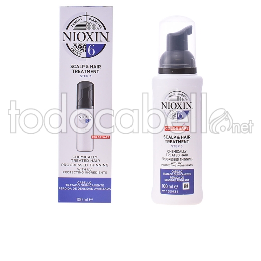 Nioxin System 6 Scalp Treatment Very Weak Coarse Hair 100 Ml