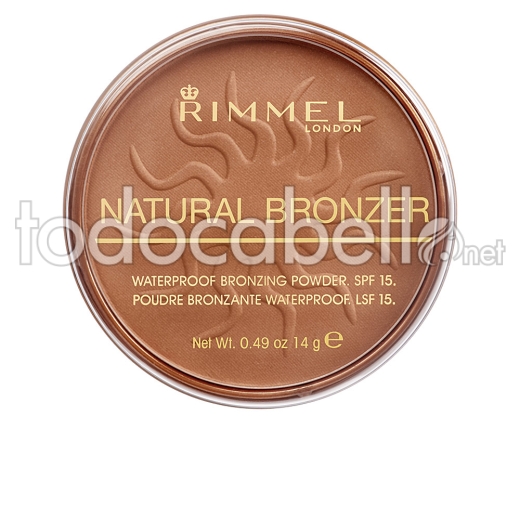 Rimmel London Natural Bronzer Spf15 ref 022-sun Bronze 14 Gr