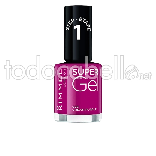 Rimmel London Kate Super Gel Nail Polish ref 025-urban Purple