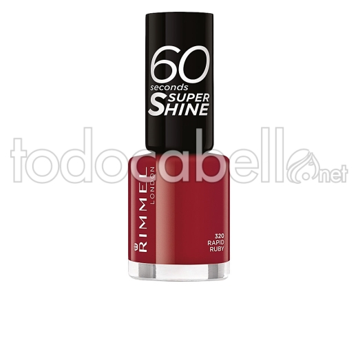 Rimmel London 60 Seconds Super Shine ref 320-rapid Ruby