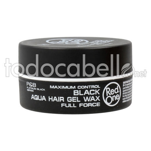 Red One Full Force Aqua Hair Wax Black Gel 150ml