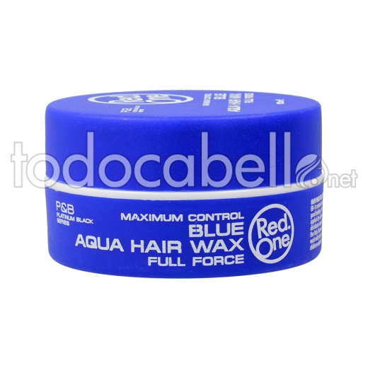 Red One Full Force Aqua Hair Wax Blue Gel 150ml