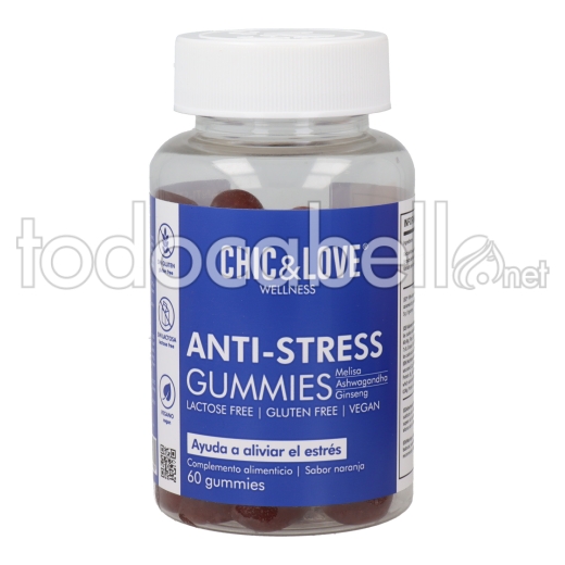 Chic Love Wellness Anti Stress Gummies 60 U