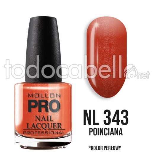 Mollon Pro Hardening Nail Lacquer Color 343 15ml