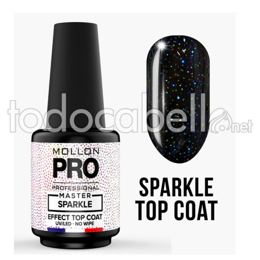 Mollon Pro Master Sparkle Effect Top Coat 12ml