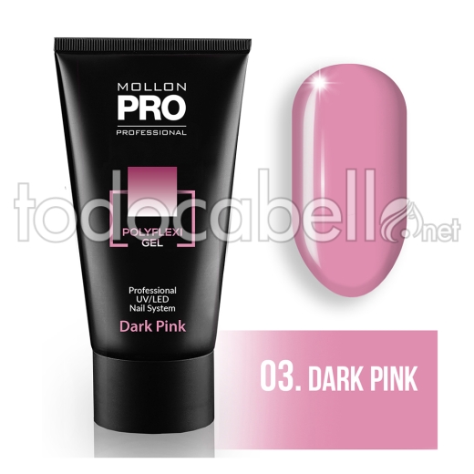 Mollon Pro Polyflexi Gel Color Crema Pink 06  60ml