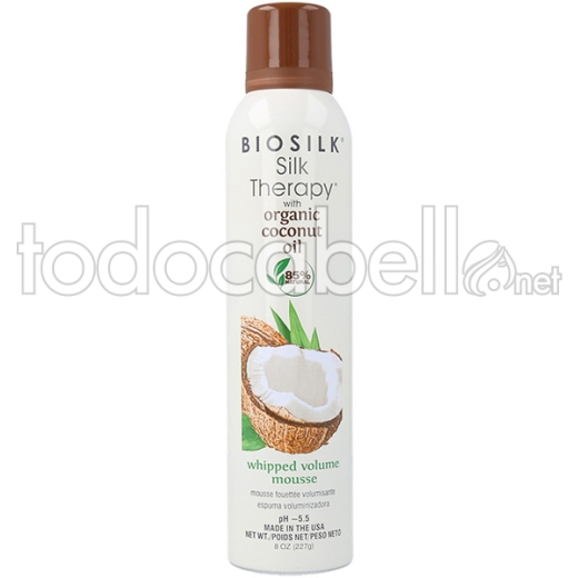 Farouk Biosilk Silk Therapy Coconut Oil Espuma Voluminizadora 227g