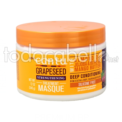 Cantu Grapeseed Strengthening Mascarilla Tratamiento 340gr