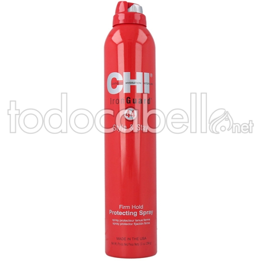 Farouk Chi 44 Iron Guard Style & Stay Spray Protector Fijación Firme 284g