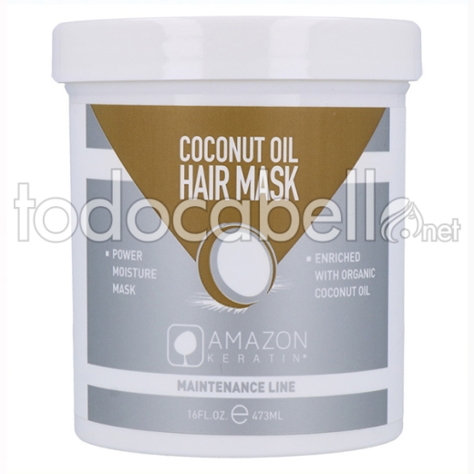 Amazon Keratin Coconut Oil Hair Mascarilla 473 Ml